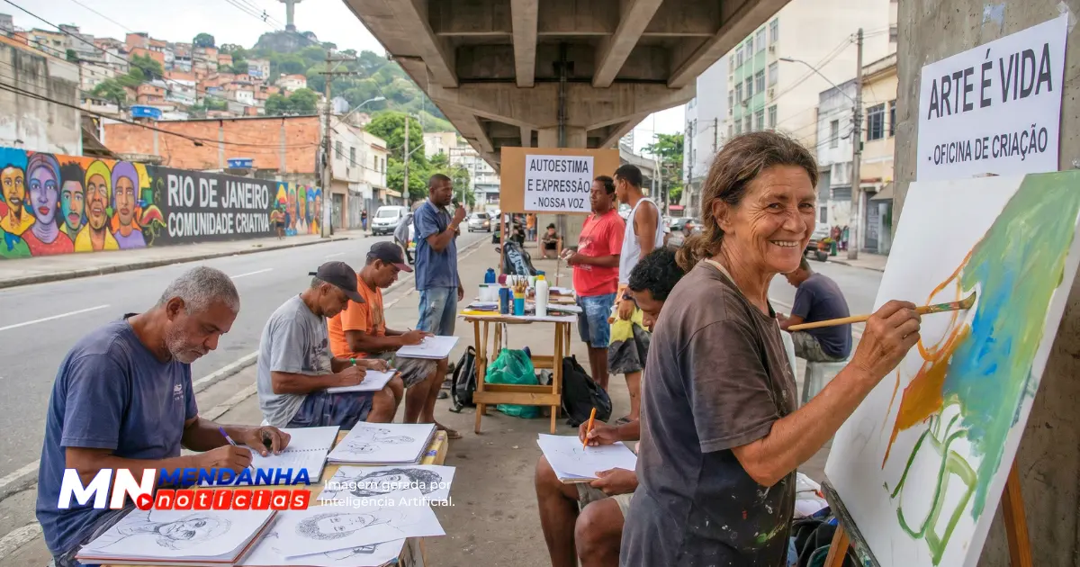 Arte e música ajudam na reconstrução de vidas em situação de rua no Centro do Rio MendanhNoticias.com.br v