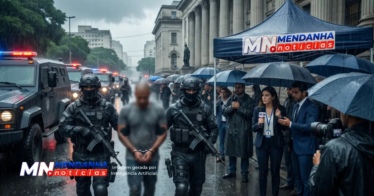 Policiais do Rio de Janeiro durante operação contra corrupção