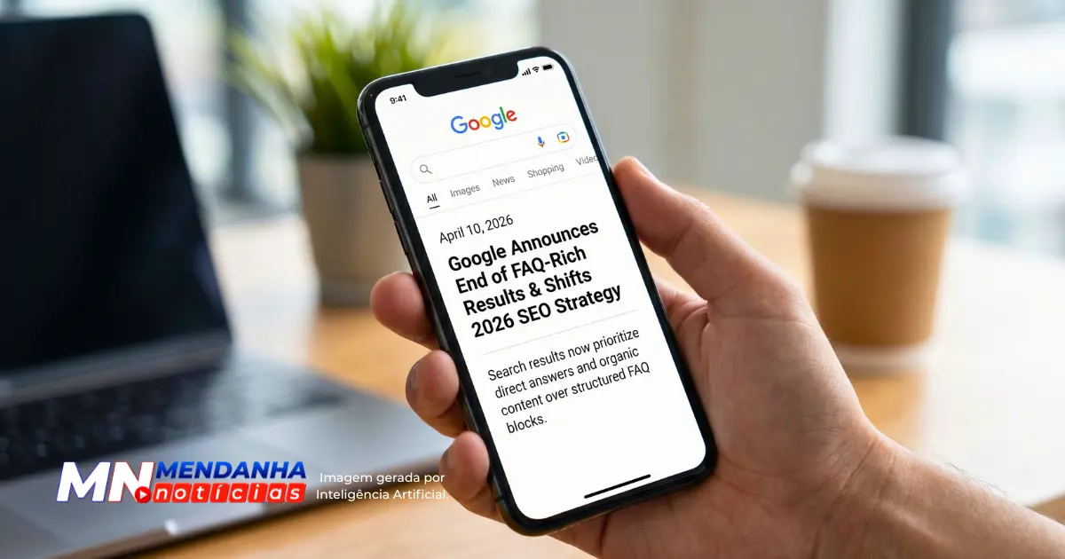 Google encerra FAQ rich results e muda estratégia de SEO para sites em 2026 MendanhNoticias.com.br