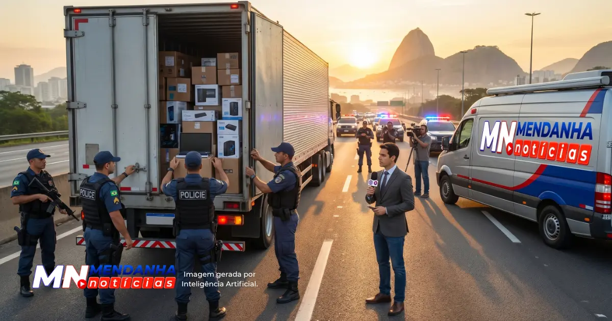 Policial do Rio de Janeiro em ação durante perseguição em Copacabana