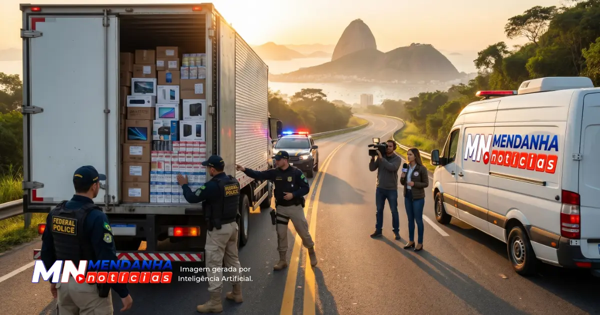 Policial em ação durante a operação perigosa em Volta Redonda no Rio de Janeiro