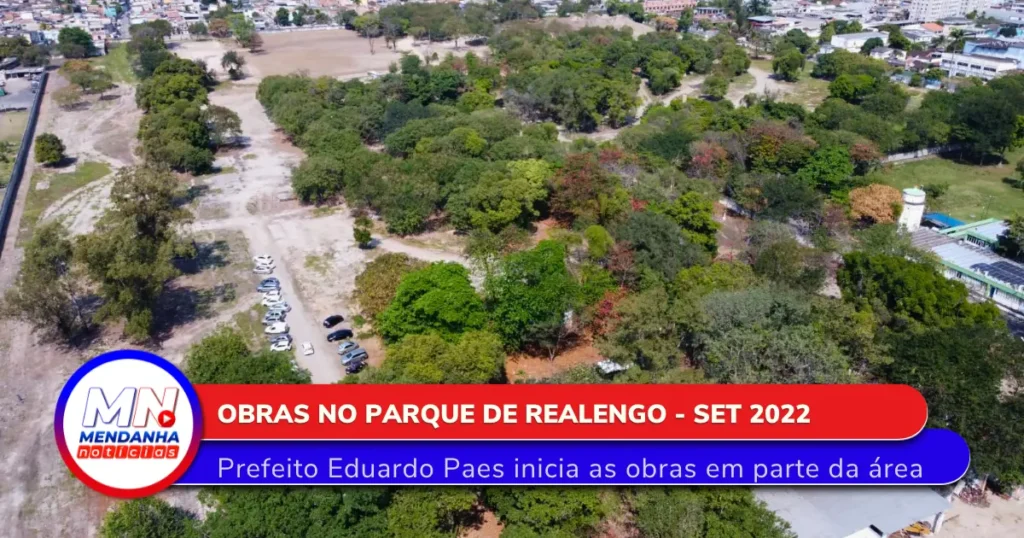 Prefeito Eduardo Paes dá início às obras do Parque de Realengo em setembro 2022 1 Prefeito Eduardo Paes inicia as obras do Parque de Realengo em setembro de 2022