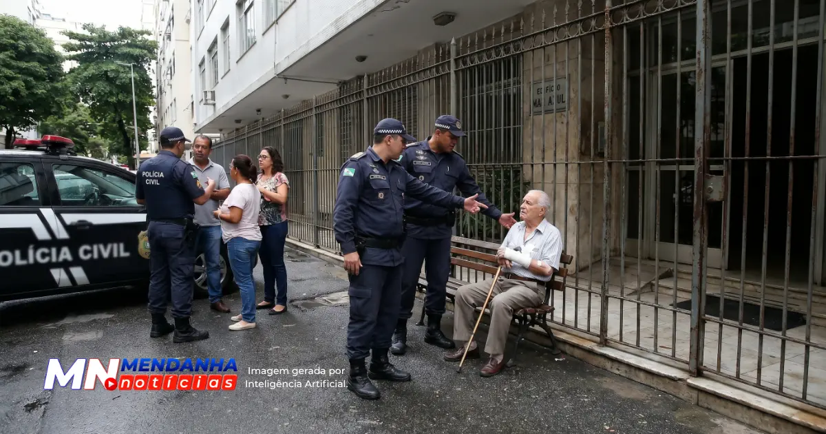 Agressão a idoso em Copacabana
