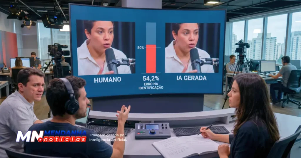 Vídeos manipulados por IA: 54,2% dos usuários não conseguem identificar vídeos feitos por IA 2 Vídeos manipulados por IA: 54,2% dos usuários não conseguem identificar vídeos feitos por IA