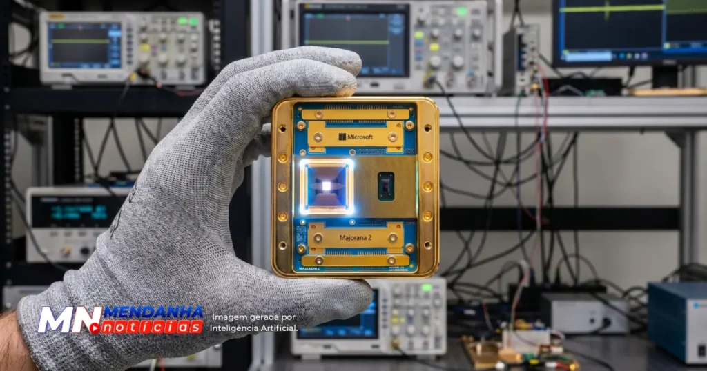 Microsoft apresenta Majorana 2, seu novo chip voltado para computação quântica. 1 Majorana 2
