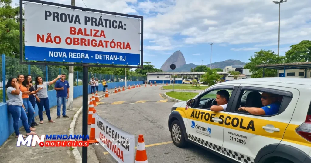 Detran-RJ elimina a exigência da baliza na prova prática para obtenção da primeira CNH. 1 Detran-RJ elimina a exigência da baliza na prova prática para obtenção da primeira CNH.