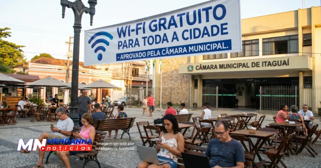 Programa de Wi-Fi gratuito para toda a cidade é aprovado pela Câmara de Itaguaí. 3 Programa de Wi-Fi gratuito para toda a cidade é aprovado pela Câmara de Itaguaí.