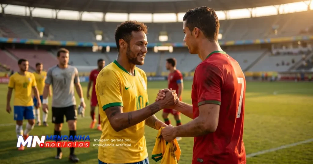 Seleção Brasileira vence Haiti e lidera Grupo C 6 Jogadores da Seleção Brasileira comemoram vitória contra o Haiti