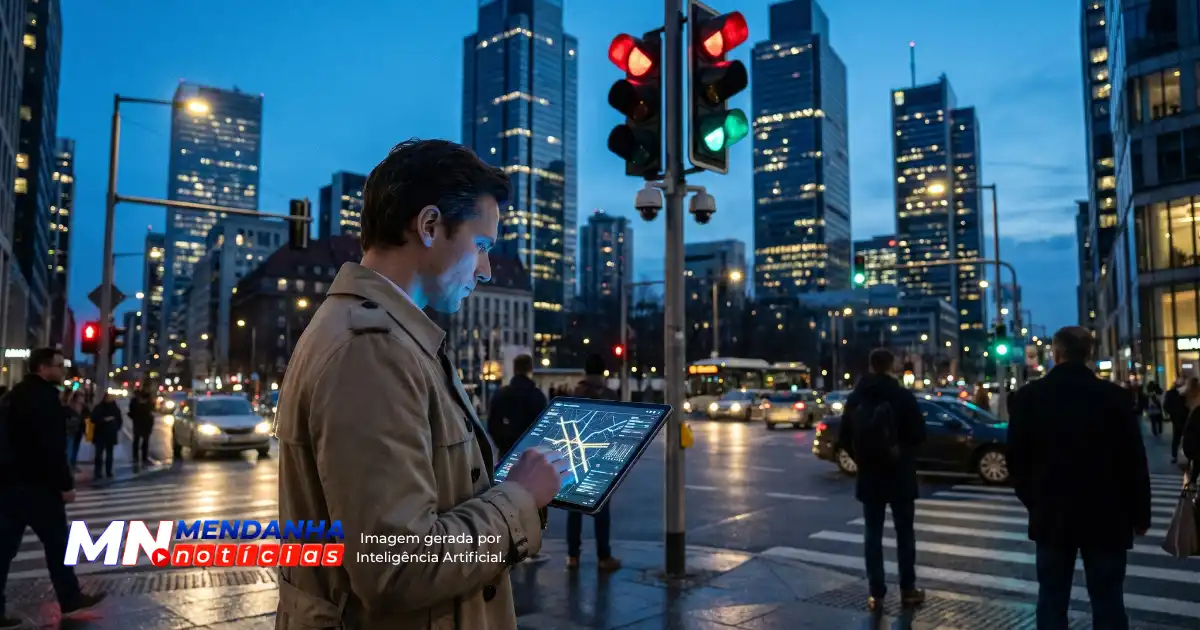 Crianças interagindo com tecnologia de Inteligência Artificial em ambiente seguro