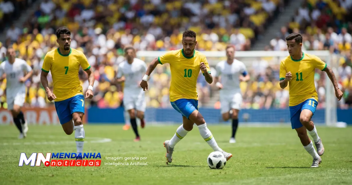 Seleção Brasileira: Ancelotti estreia com 7 vitórias 1 Jogadores da Seleção Brasileira celebram a sétima vitória sob Ancelotti