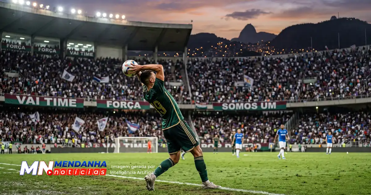 Torcedores animados em dia de clássico entre Botafogo e Vasco no Rio de Janeiro