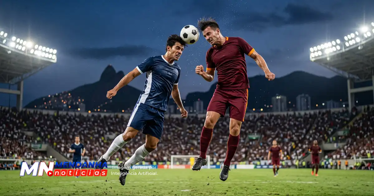 Flamengo Maracanã: pressão nas quartas da Libertadores 1 Jogadores do Flamengo em ação no Maracanã, representando o futebol do Rio de Janeiro