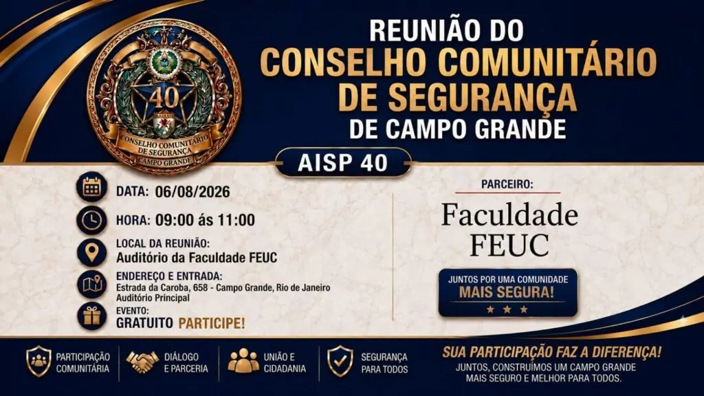 Reunião do CCS40 na Feuc em Campo Grande 1 Reunião do CCS40 na Feuc em Campo Grande